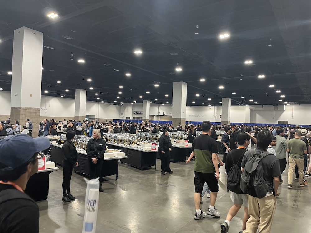 The reception dinner at CVPR